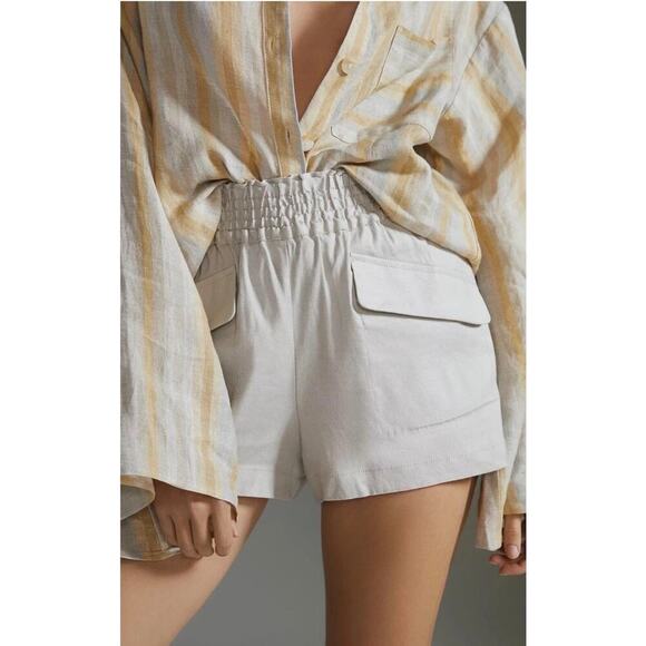 Anthropologie Maeve linen shorts women's size medium - Picture 3 of 7